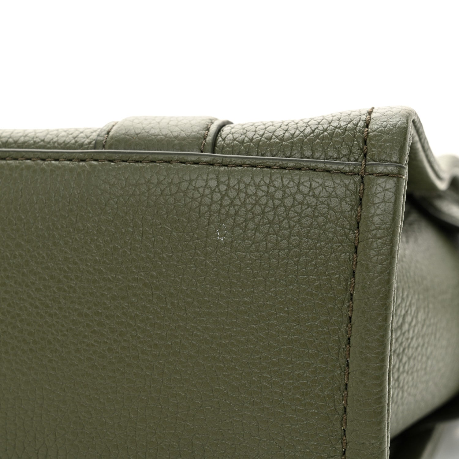 Marc Jacobs Grained Calfskin Small The Tote Bag Bronze Green 16 of 16