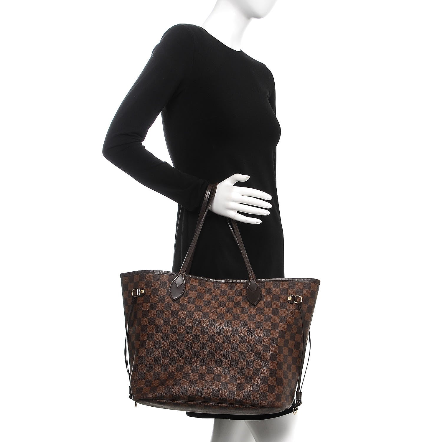 Louis Vuitton Damier Ebene Neverfull MM 2 of 17