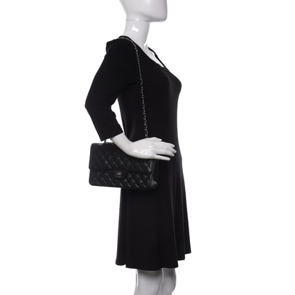 Chanel Caviar Quilted Medium Double Flap Black 2 of 13
