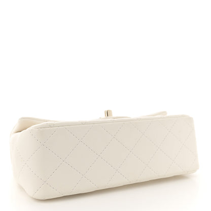 Chanel Lambskin Quilted Mini Rectangular Flap White 4 of 14