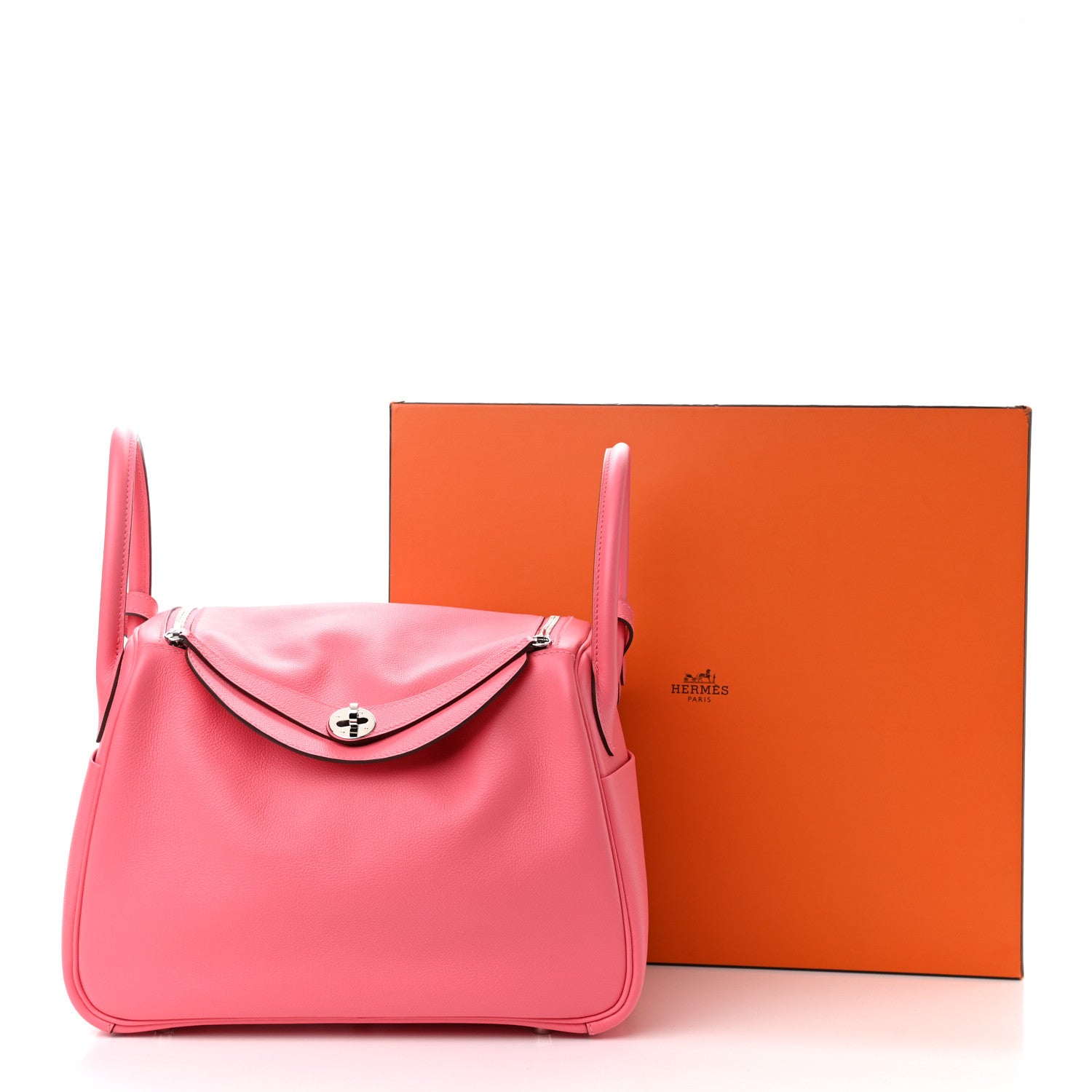 Hermes Evercolor Lindy 30 Rose Azalee 12 of 12
