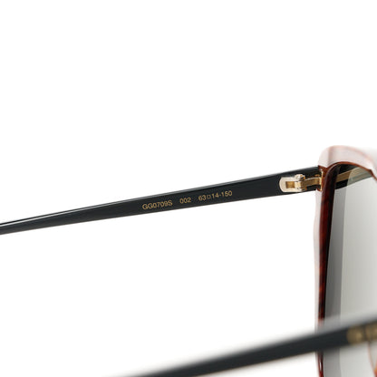 Gucci Acetate Square Frame GG0709S Sunglasses Brown 5 of 8