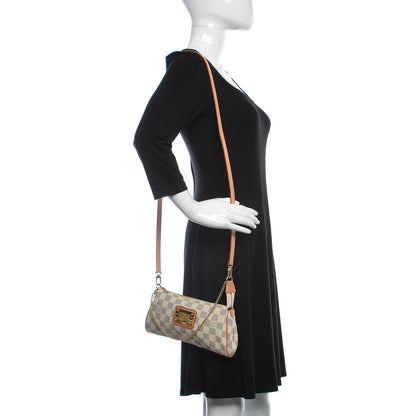 Louis Vuitton Damier Azur Eva Clutch 2 of 9