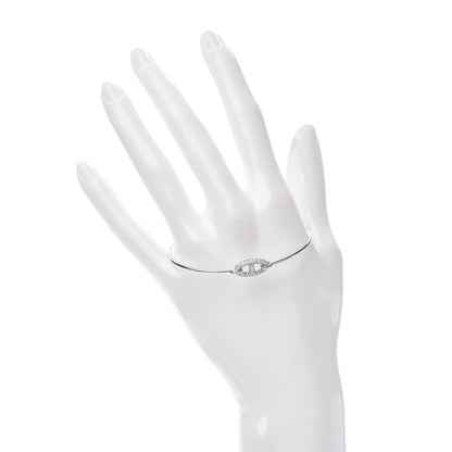 Hermes 18K White Gold Diamond PM Ronde Chaine d'Ancre Bracelet ST 2 of 4