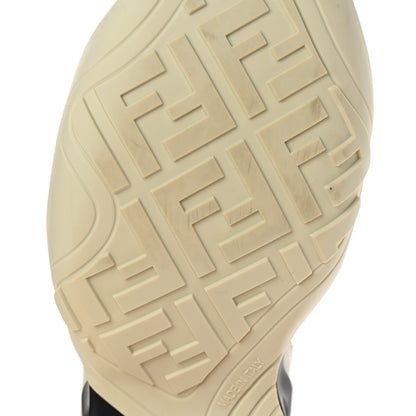 Fendi Vernice High-Tech Womens FFluid Zip Up Sneakers 36 White Black 14 of 15