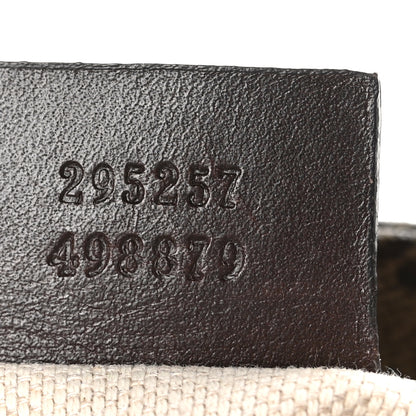 Gucci GG Supreme Monogram Flat Messenger Bag Brown 6 of 10