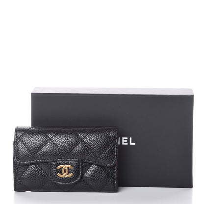 Chanel Caviar Quilted 6 Key Holder Black 10 of 10