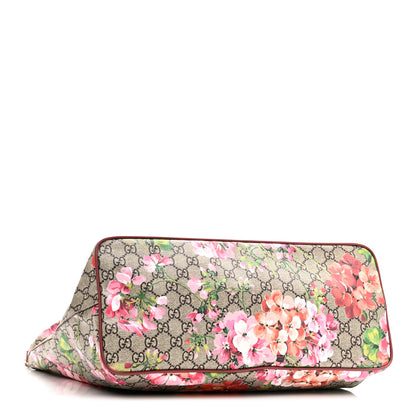 Gucci Soft GG Supreme Monogram Blooms Medium Crossbody Tote Beige Multicolor Dry Rose 4 of 10