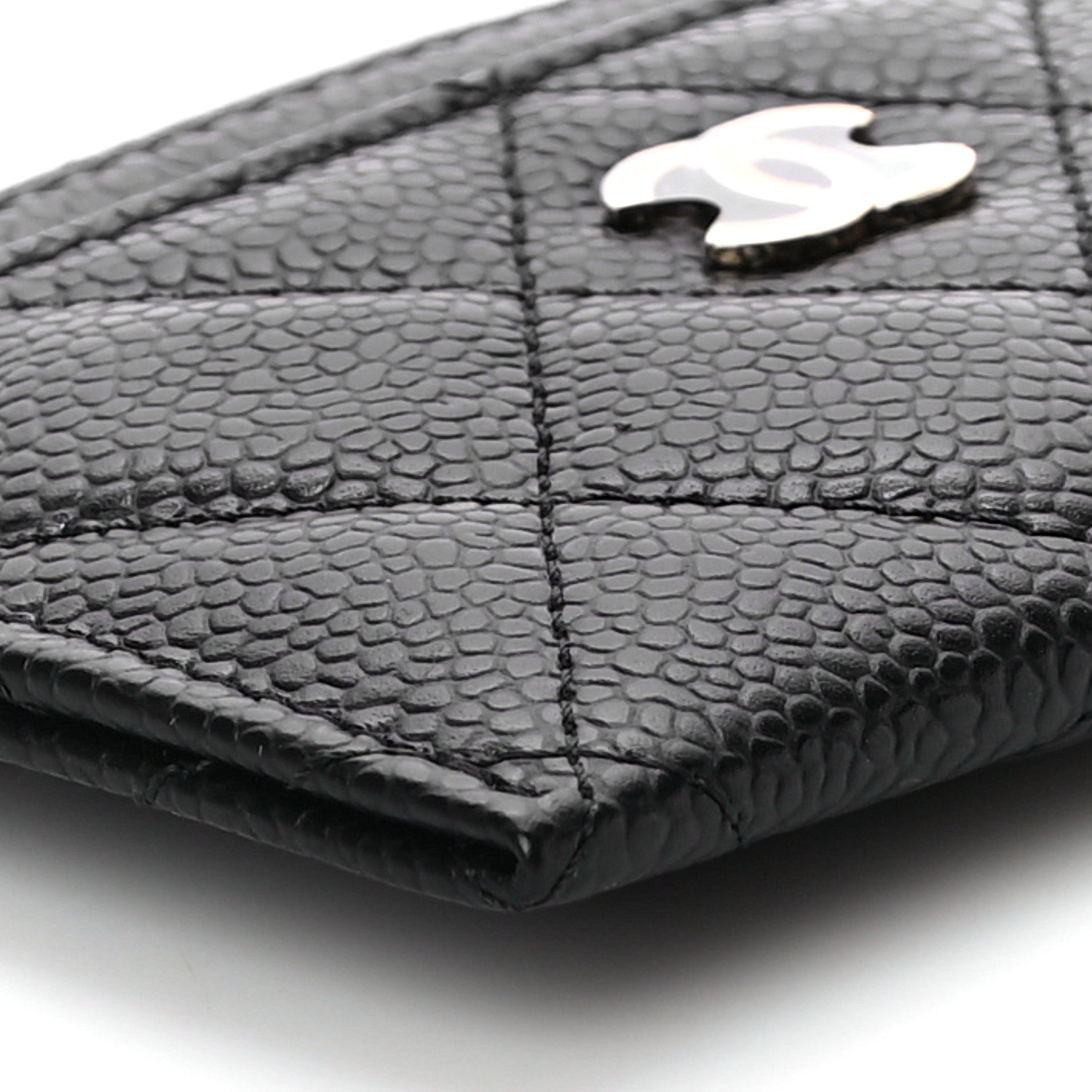 Chanel Caviar Quilted Card Holder Black 10 of 12