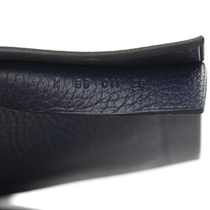 Hermes Taurillon Clemence Cabasellier 46 Black Navy Blue 7 of 10