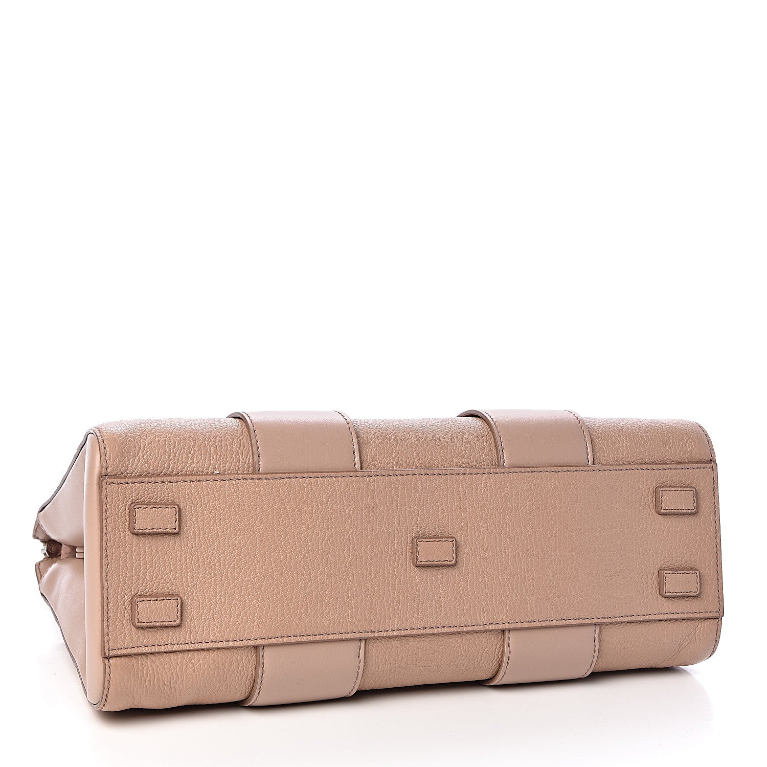 Miu Miu Madras Soft Calfskin Top Handle Satchel Cammeo 4 of 9