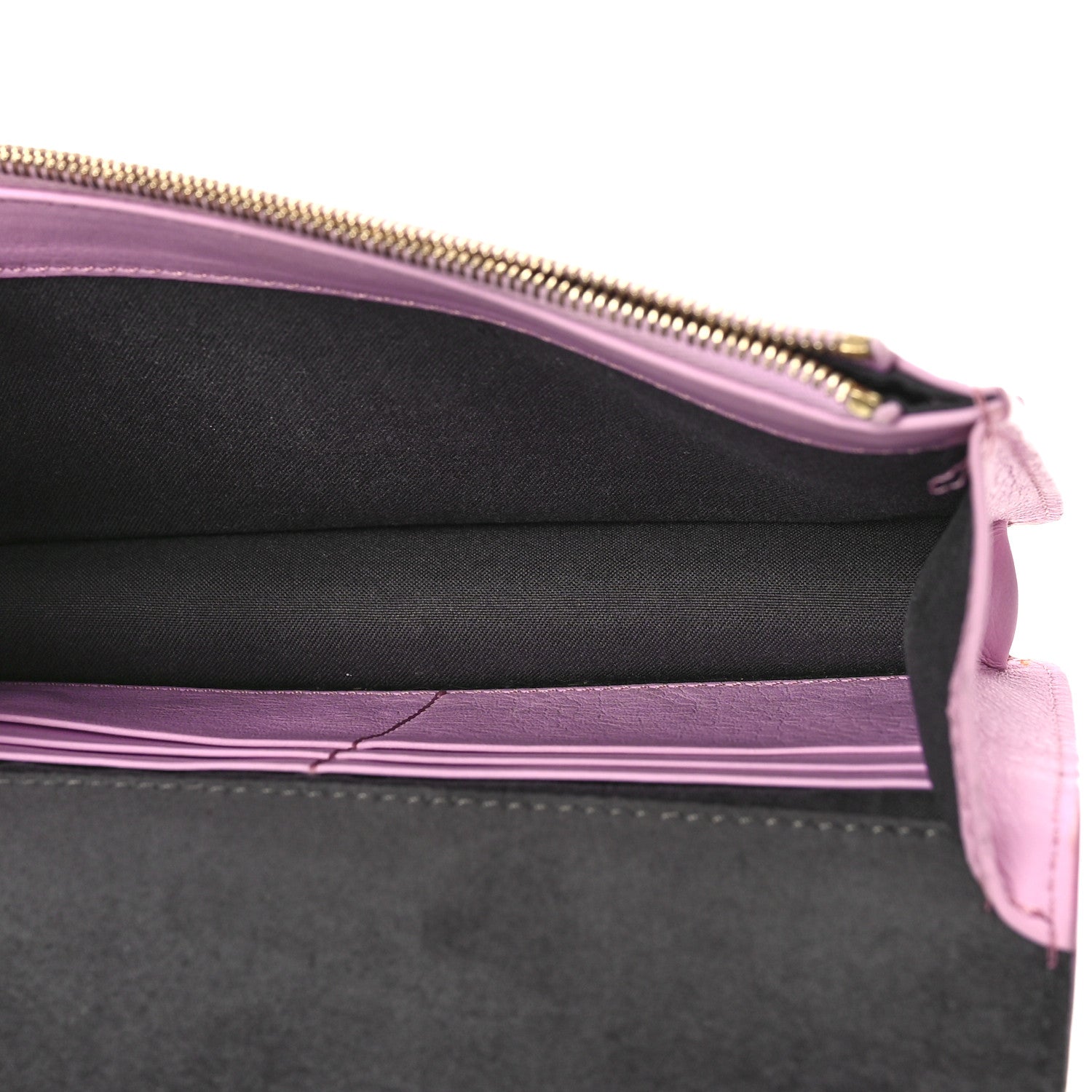 Fendi Vitello Flamingo Tube Wallet on Chain Lavanda 5 of 10