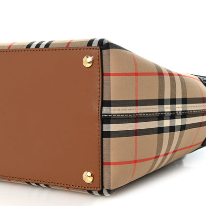 Burberry Calfskin Vintage Check Triple Stud Small Belt Bag Archive Beige 10 of 10