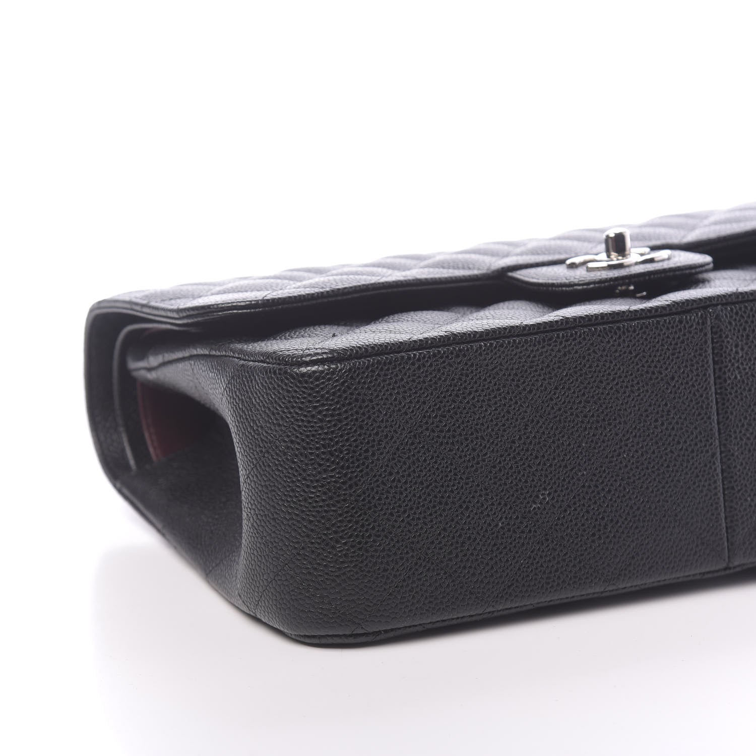 Chanel Caviar Quilted Jumbo Double Flap Black 9 of 11