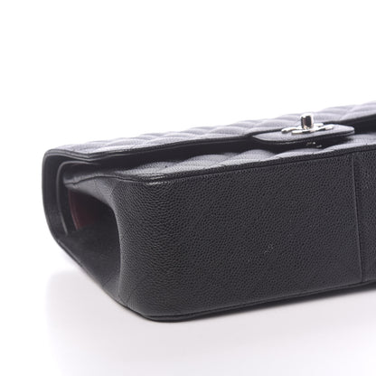 Chanel Caviar Quilted Jumbo Double Flap Black 9 of 11