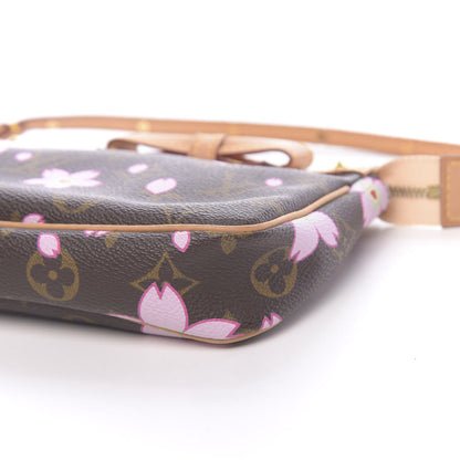 Louis Vuitton Monogram Cherry Blossom Pochette Accessories Brown 9 of 11