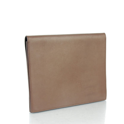 Celine Smooth Lambskin iPad Folio Clutch Taupe 3 of 7