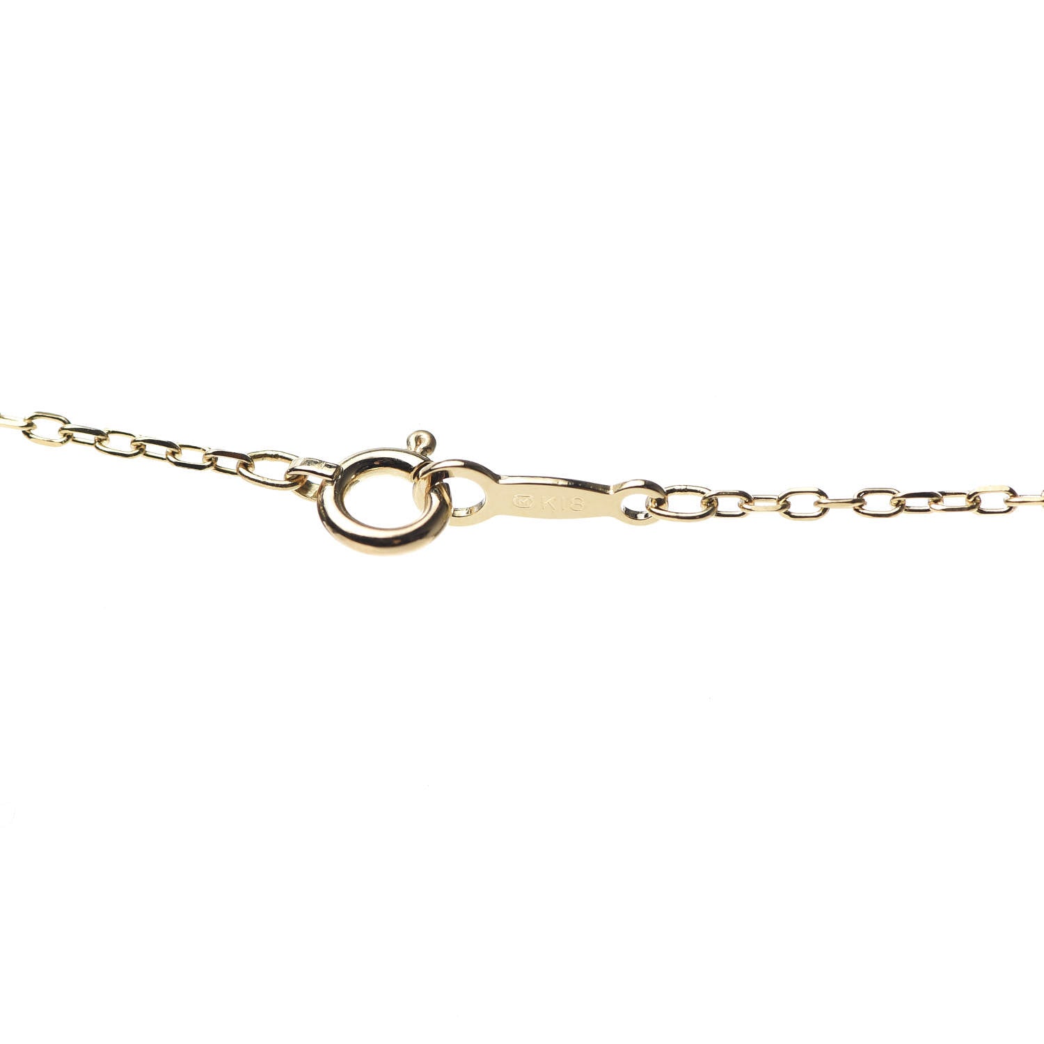 Mikimoto 18K Yellow Gold Pearl 4mm Flower Pendant Necklace 6 of 6