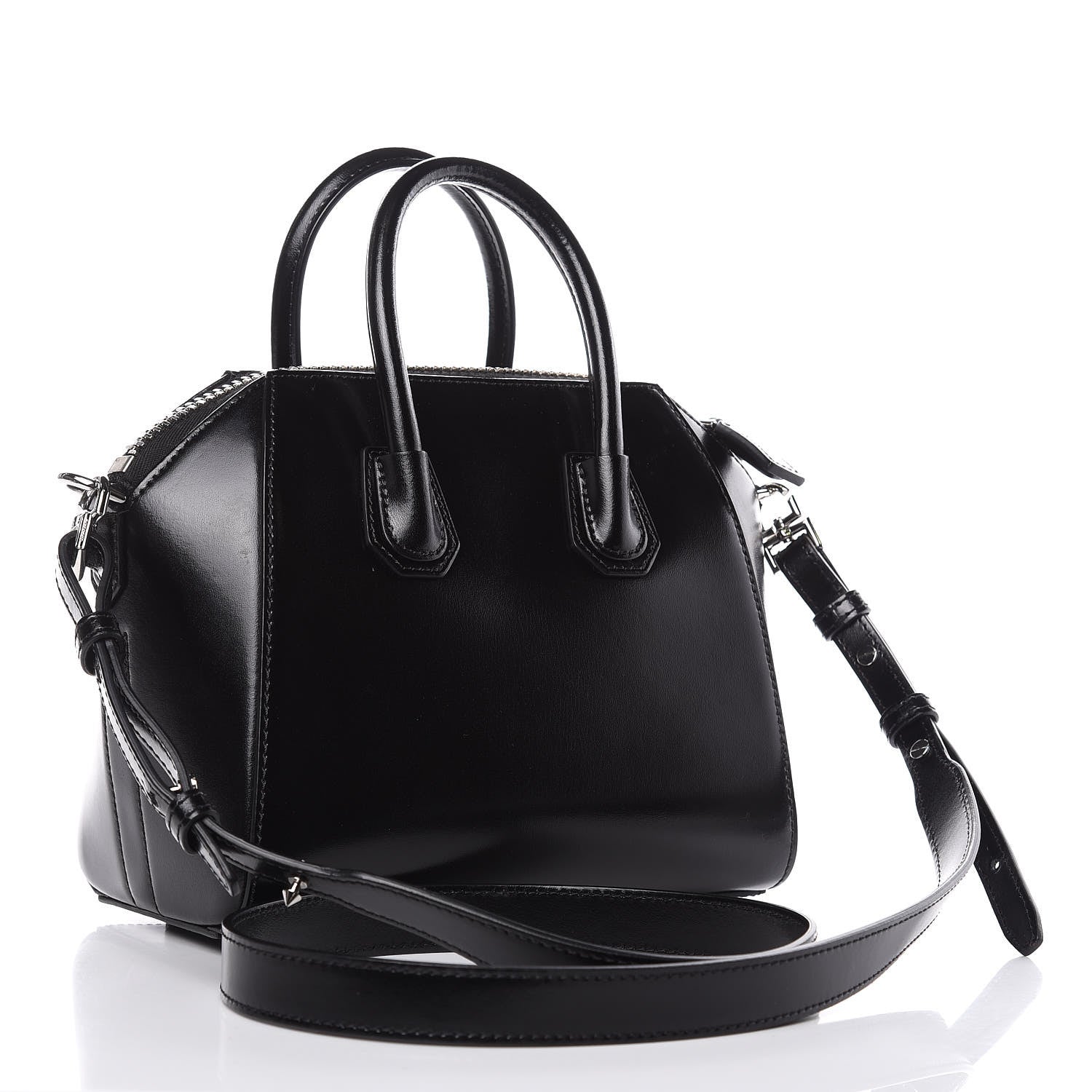 Givenchy Shiny Lord Calfskin Mini Antigona Black 3 of 12