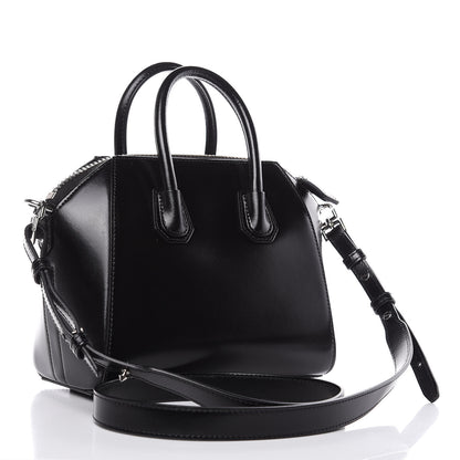 Givenchy Shiny Lord Calfskin Mini Antigona Black 3 of 12