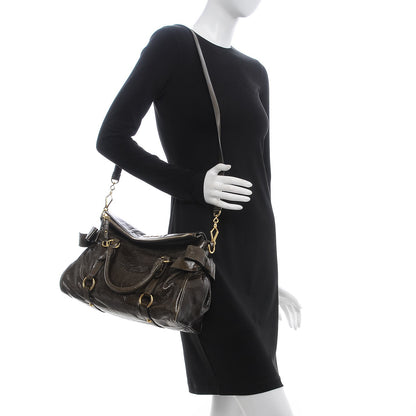 Miu Miu Vitello Lux Medium Bow Bag Brown 2 of 7
