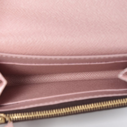 Louis Vuitton Damier Ebene Rosalie Coin Purse Rose Ballerine 5 of 10