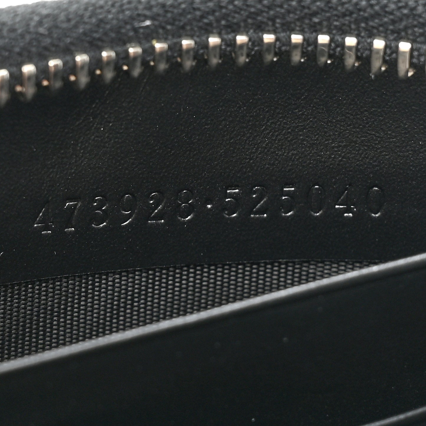 Guccissimma Signature Dorian Zip Around Wallet Black