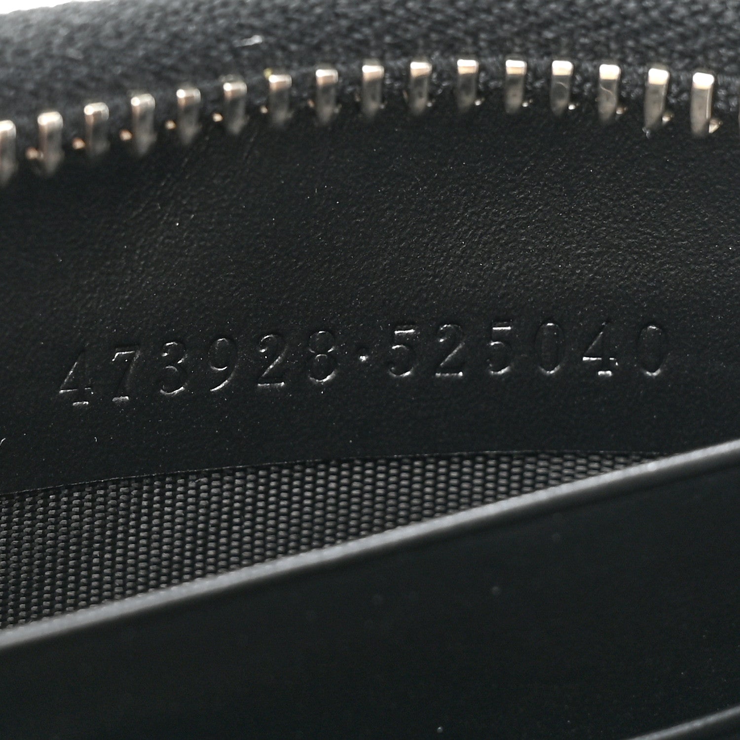 Gucci Guccissimma Signature Dorian Zip Around Wallet Black 10 of 13