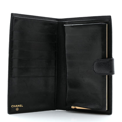 Chanel Caviar Timeless CC French Wallet Black 5 of 8