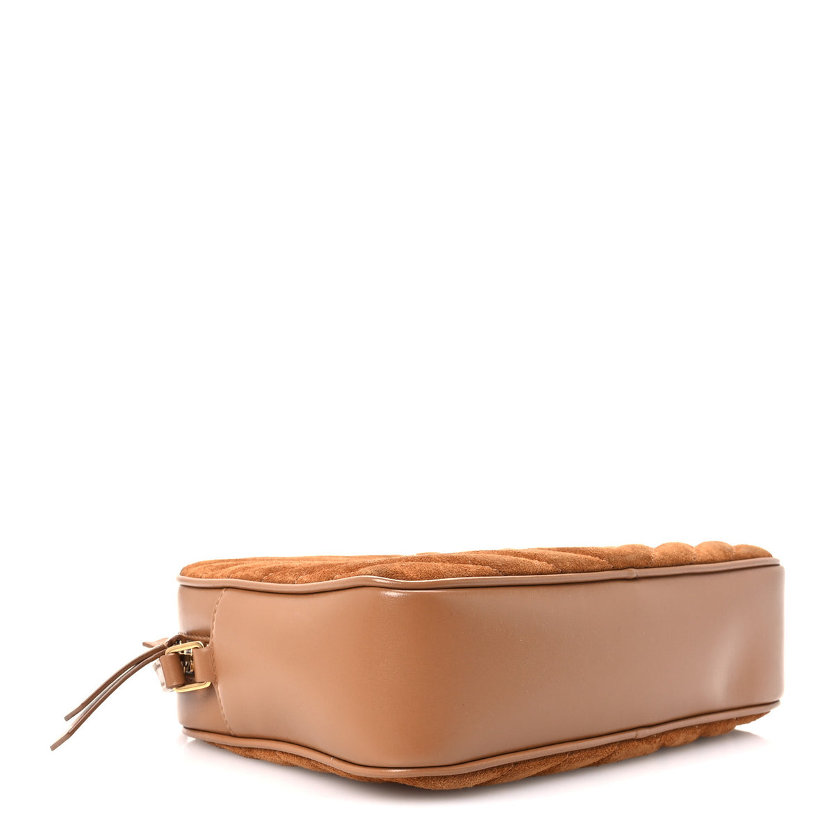 Saint Laurent Suede Matelasse Monogram Lou Camera Bag Cinnamon 4 of 10