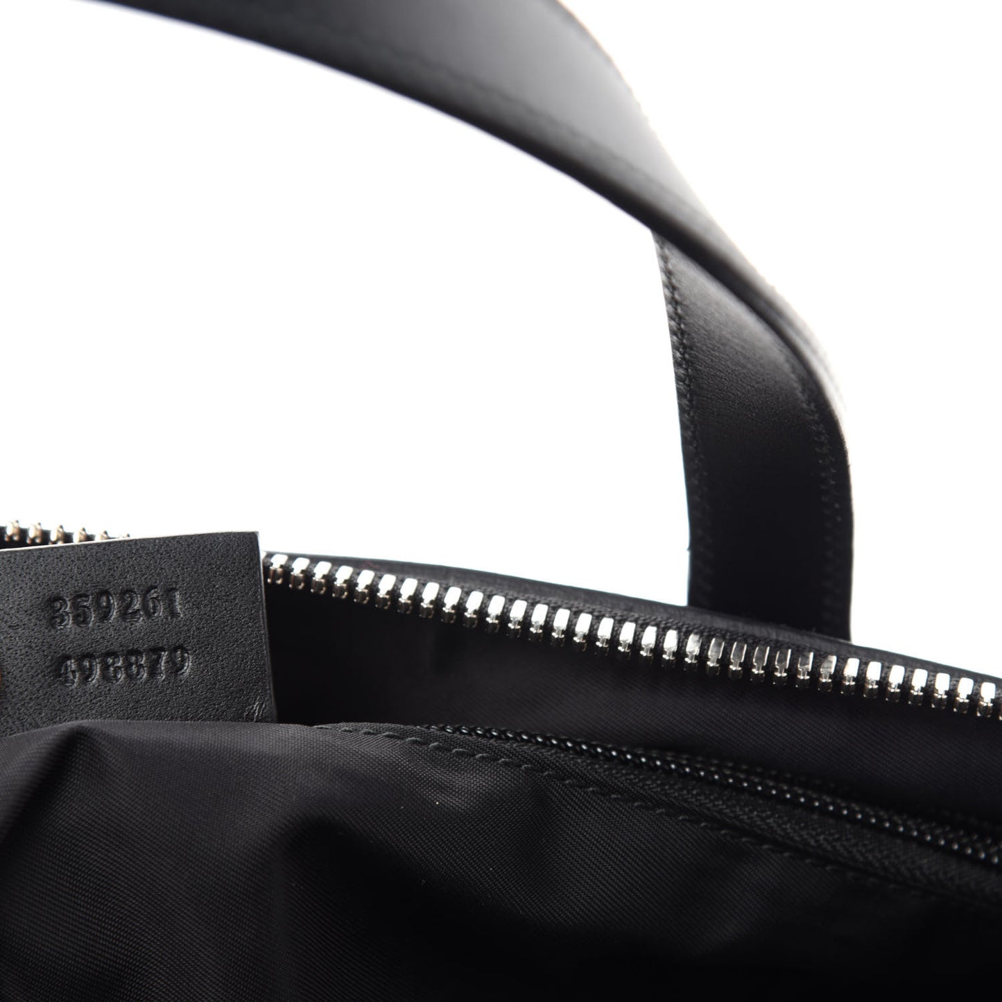 Canvas Web Duffle Bag Black