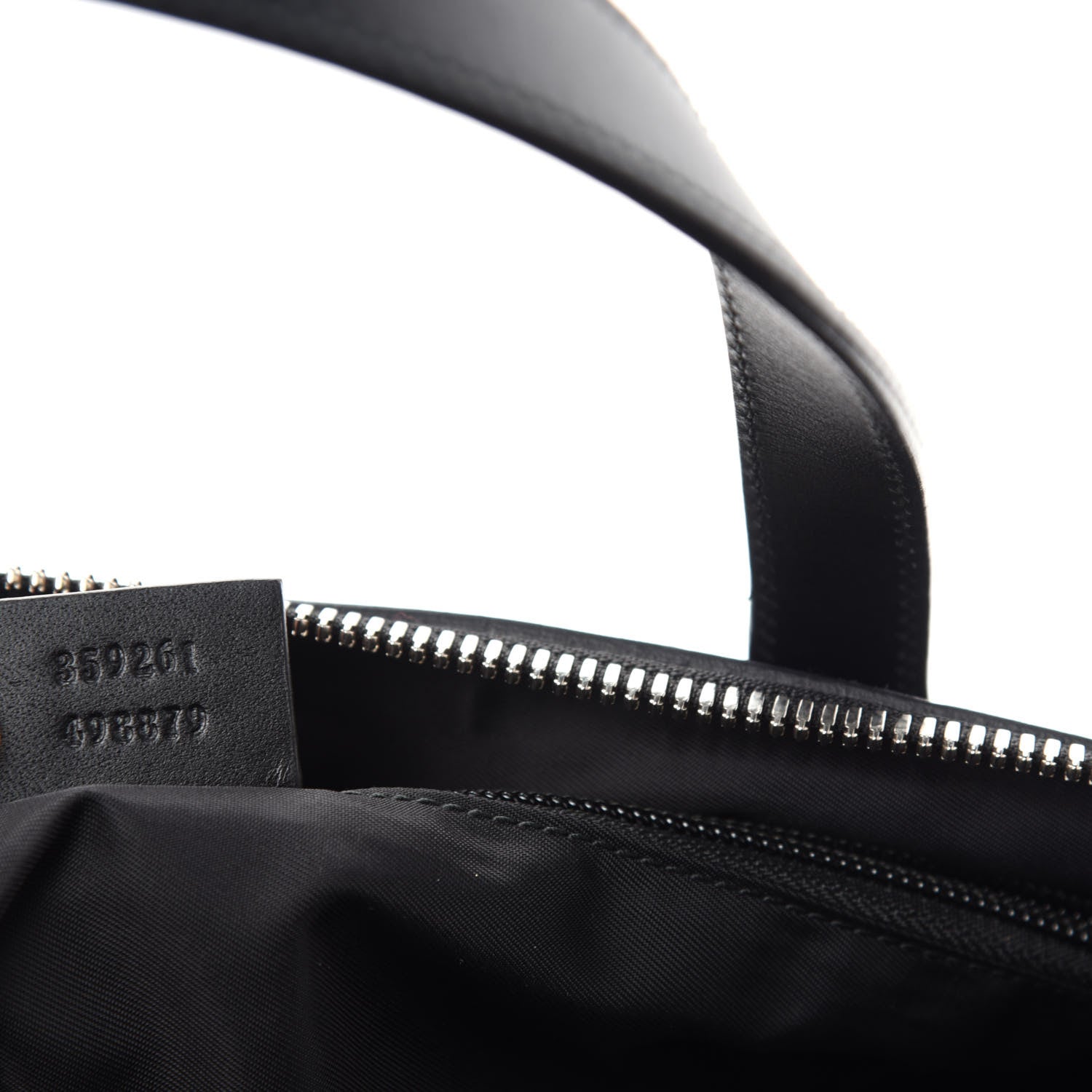 Gucci Canvas Web Duffle Bag Black 9 of 10