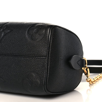 Louis Vuitton Empreinte Monogram Giant Speedy Bandouliere 20 Black 8 of 8