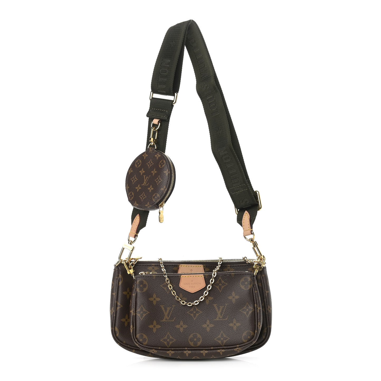 Monogram Multi Pochette Accessories Kaki