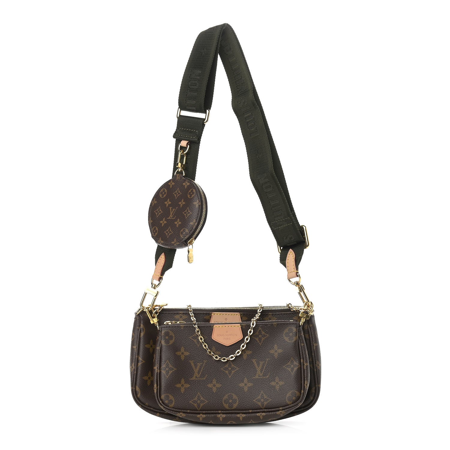 Louis Vuitton Monogram Multi Pochette Accessories Kaki 1 of 13