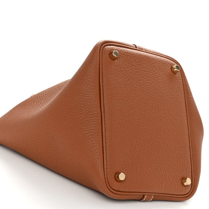 Hermes Taurillon Clemence Picotin Lock 18 PM Gold 9 of 11
