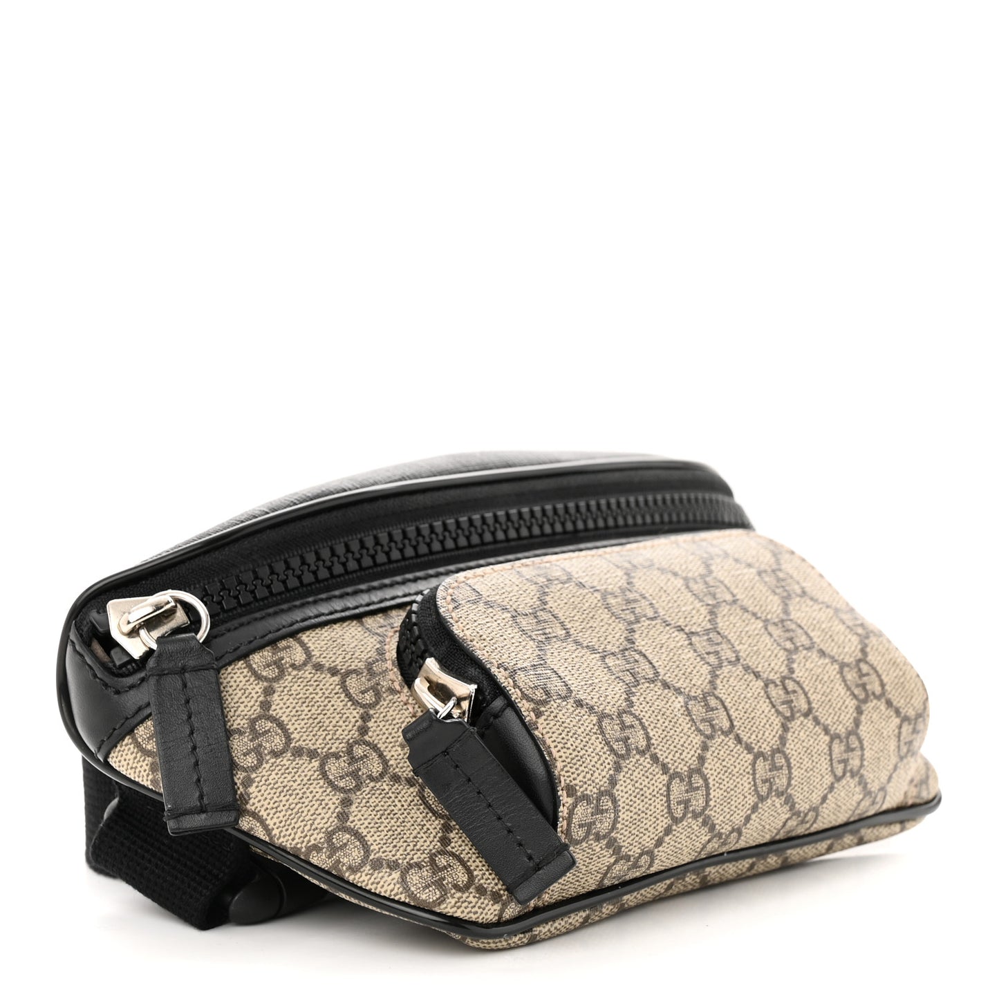 GG Supreme Monogram Belt Bag Black