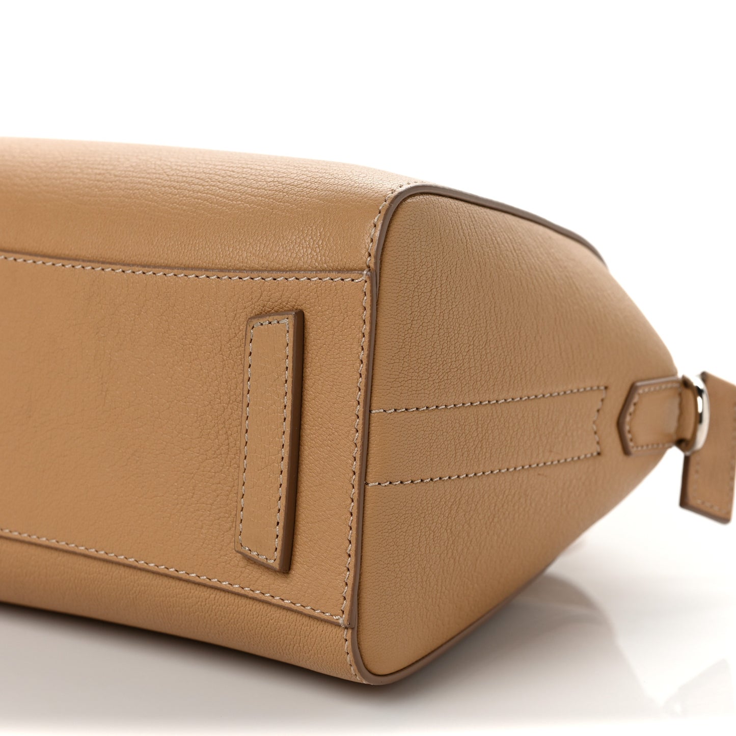 Sugar Goatskin Mini Antigona Light Beige