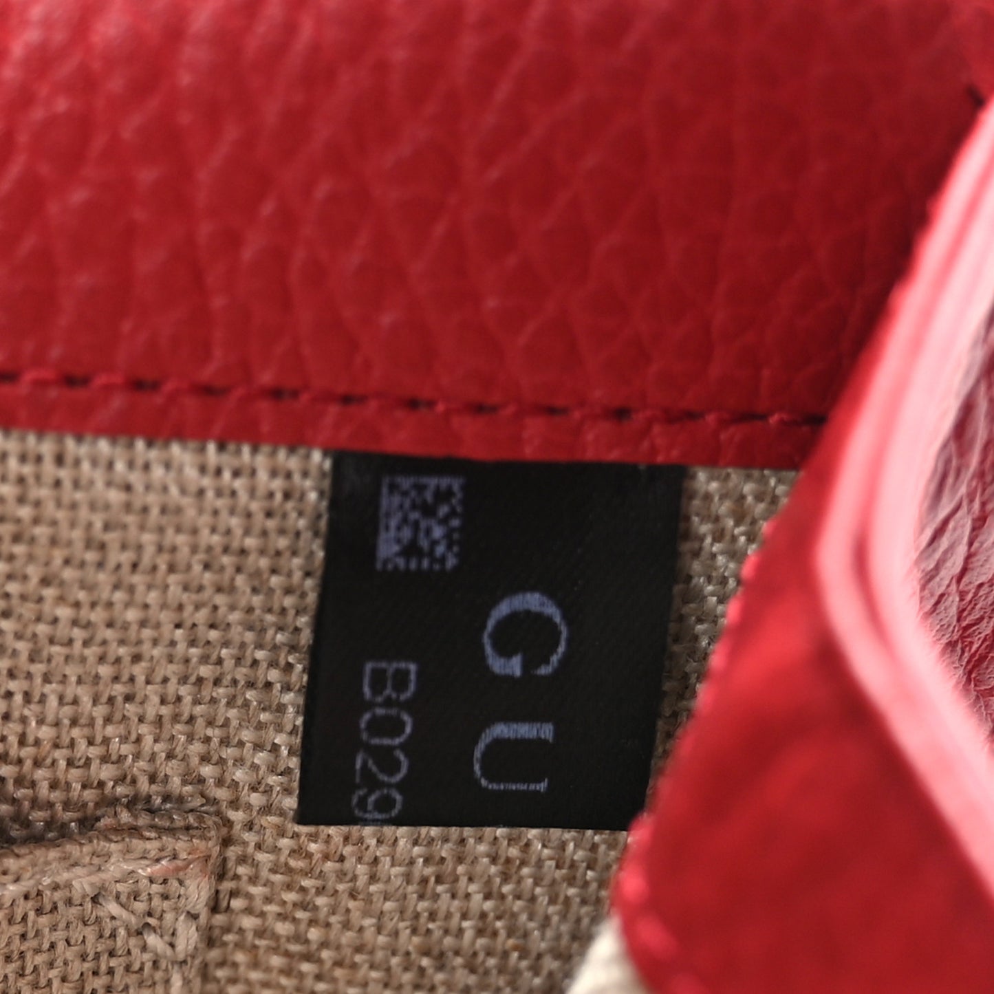 Dollar Calfskin Small Interlocking G Shoulder Bag Red