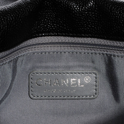 Chanel Caviar French Riviera Large Flap Black 7 of 9