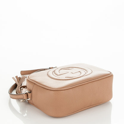 Gucci Pebbled Calfskin Small Soho Disco Bag Camelia 4 of 7
