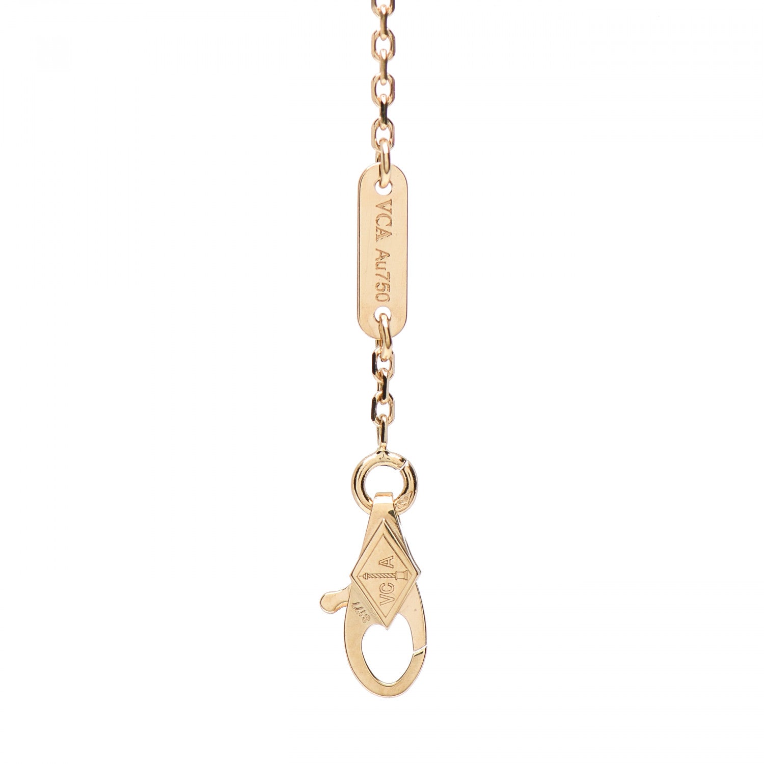 Van Cleef & Arpels 18K Yellow Gold Diamond Mini Frivole Bracelet 3 of 3