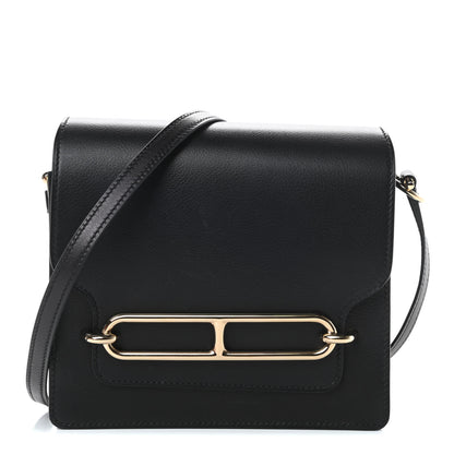 Hermes Evergrain Mini Sac Roulis Black 1 of 11