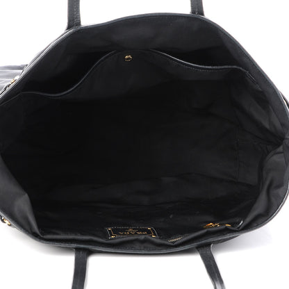 Prada Saffiano Tessuto Nylon Tote Nero Black 5 of 7