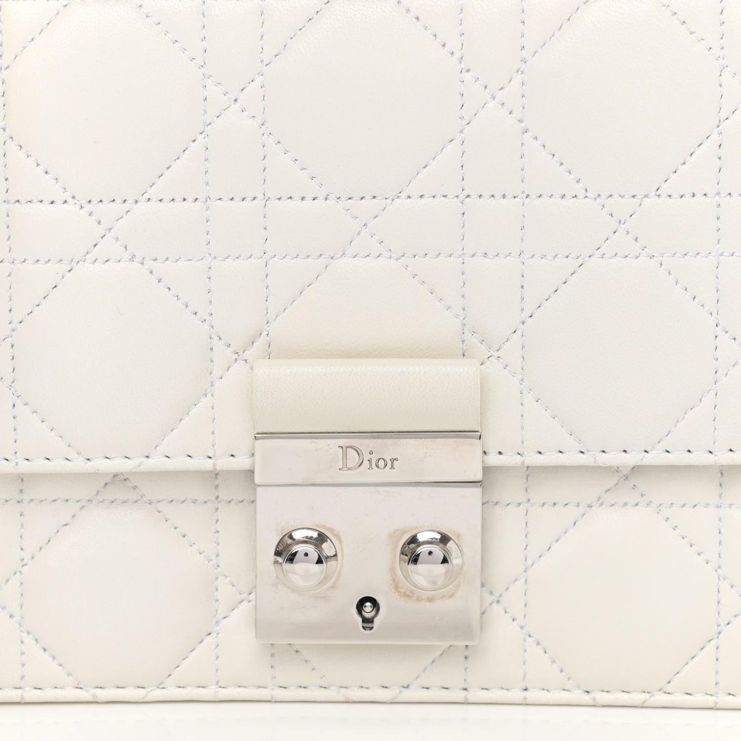Christian Dior Lambskin Cannage Miss Dior Promenade Pouch 7 of 10