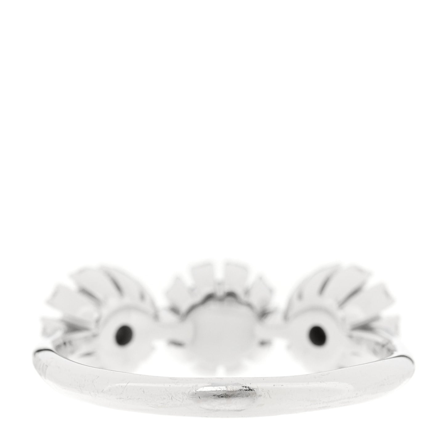 18K White Gold Diamond Margherita Ring 53 6.25
