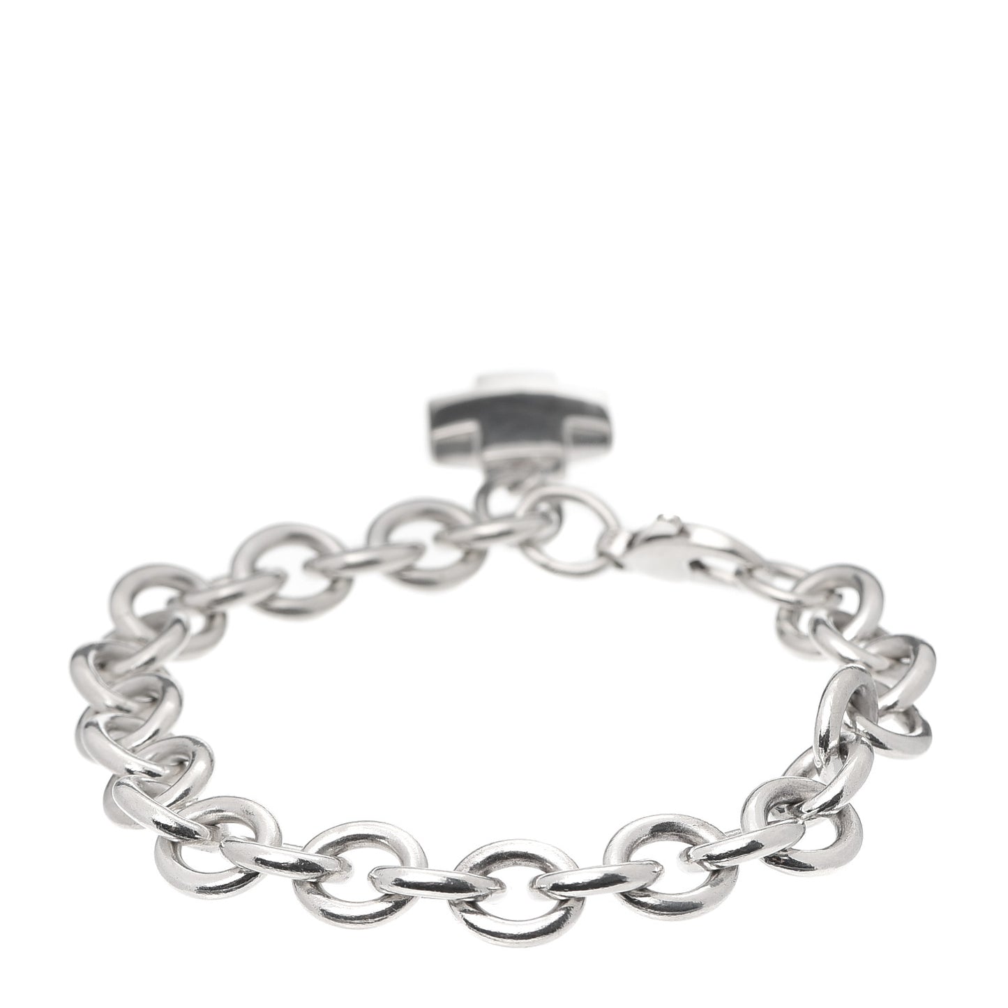 Sterling Silver Cross Charm Bracelet