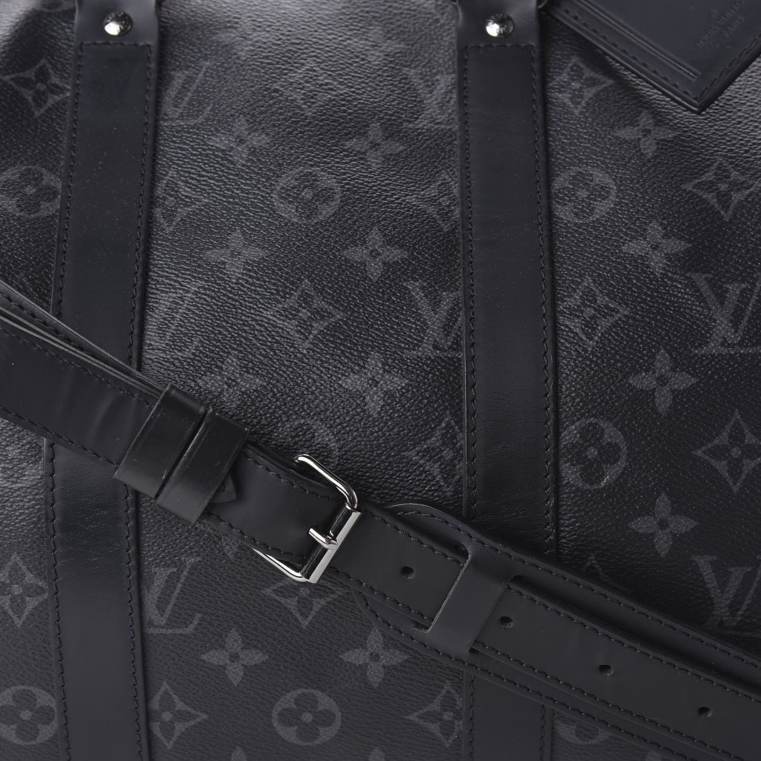 Louis Vuitton Monogram Eclipse Keepall Bandouliere 45 9 of 9