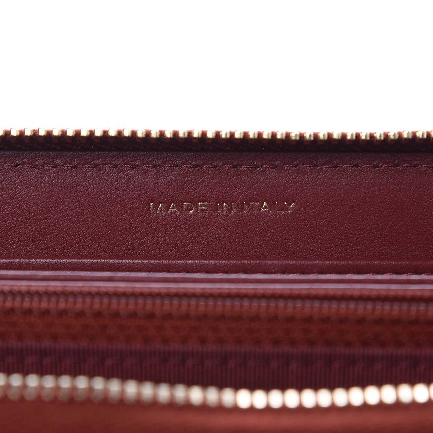 Caviar Quilted Large Gusset Zip Around Wallet Red