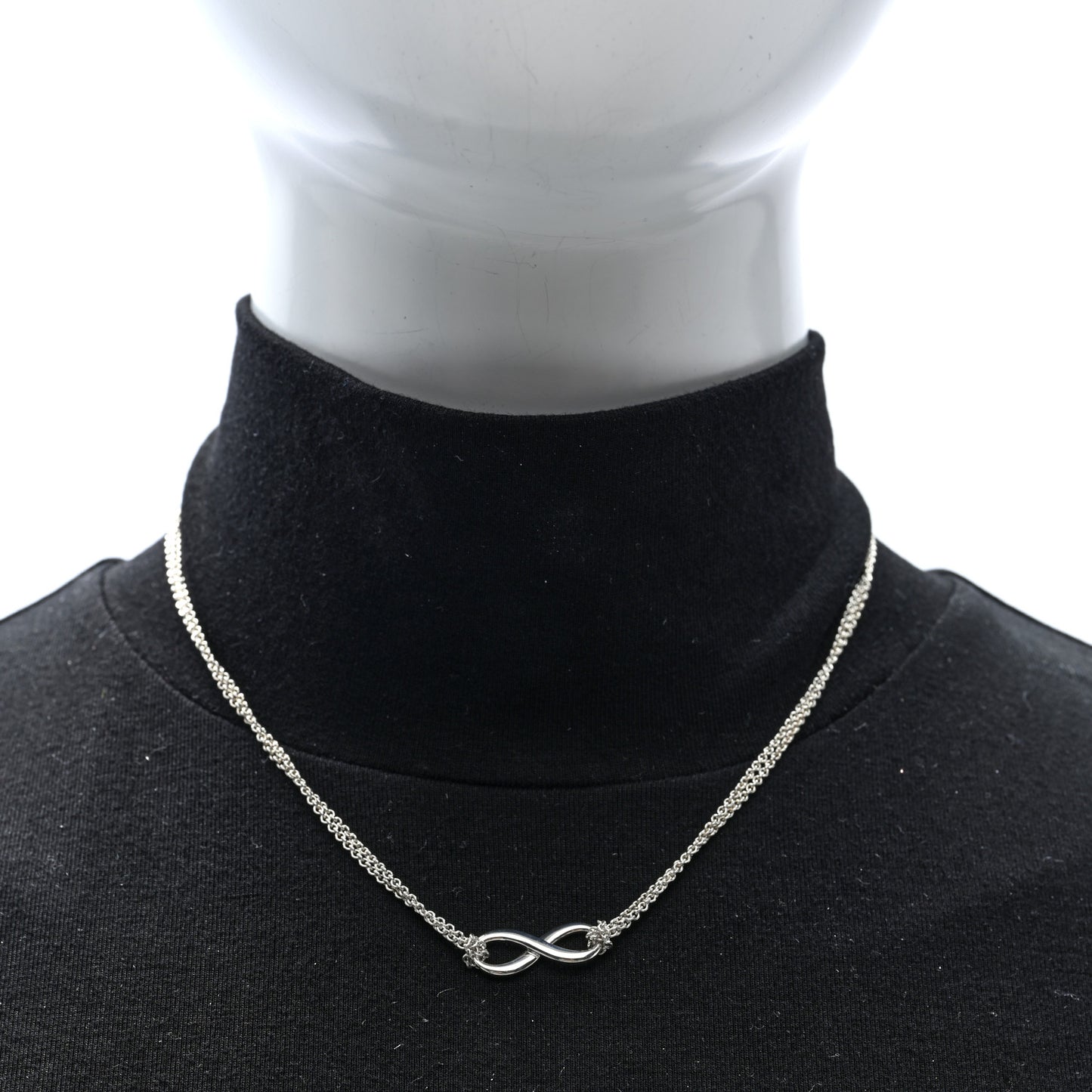 Sterling Silver Infinity Pendant Necklace